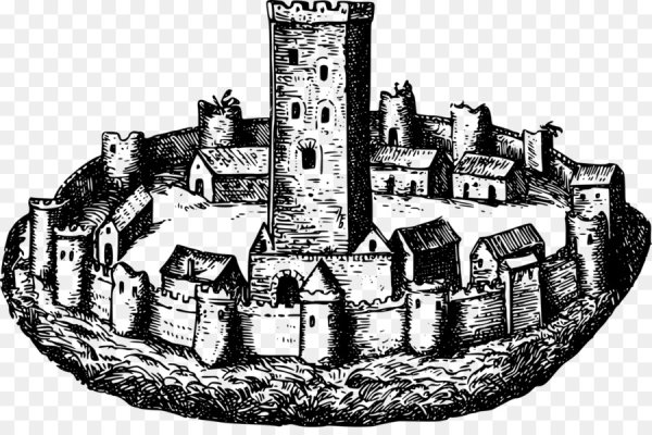 Крепость на прозрачном фоне