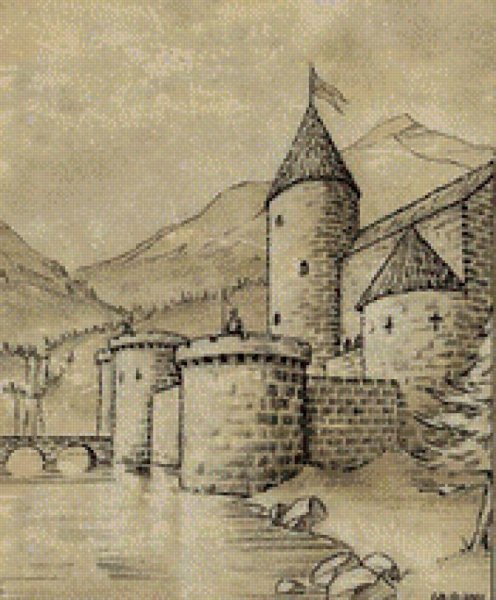 Средневековый стиль рисования