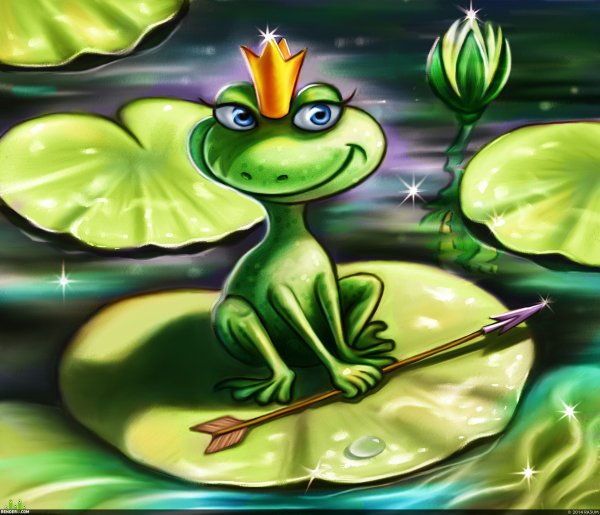 Иллюстрация к сказке царица лягушка