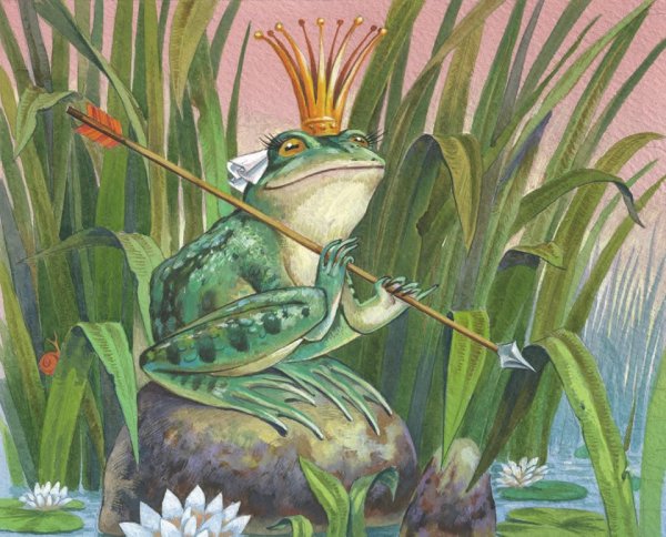 Рисунок к сказке Царевна лягушка для 3 класса