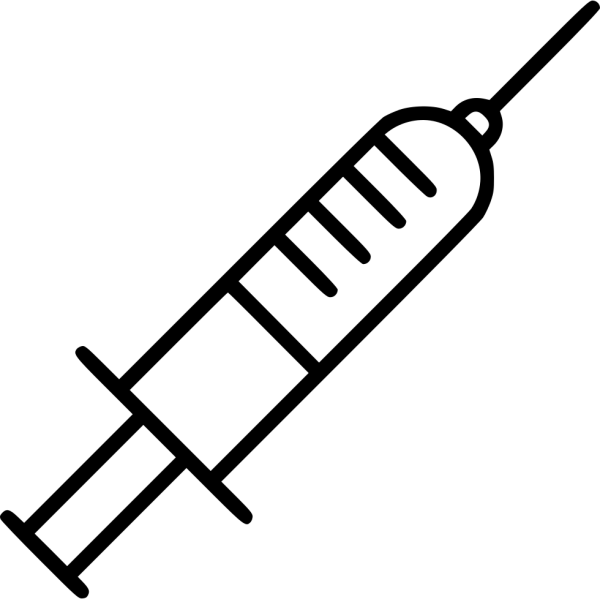 Шприц нарисованный