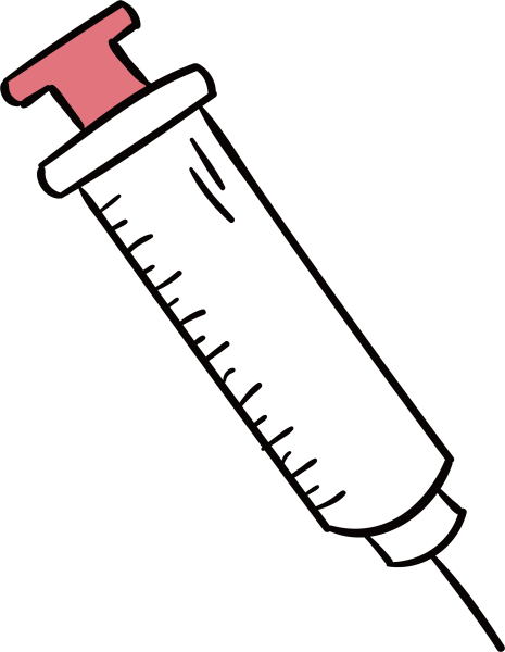 Шприц рисунок