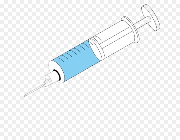 Шприц нарисованный