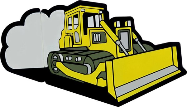 Бульдозер вектор