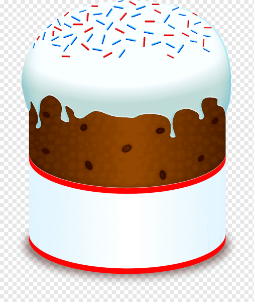 Пасхальный кулич векторок