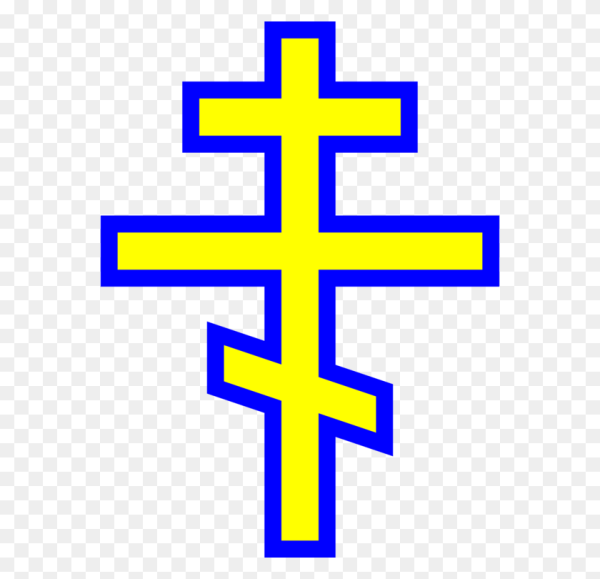 Православный крест силуэт