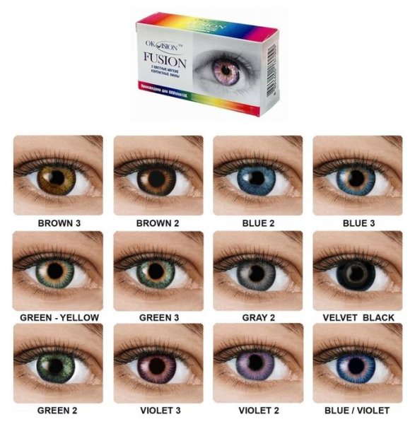 Линзы OKVISION Fusion Green 2