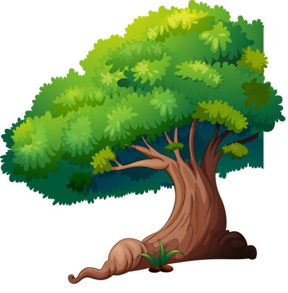 Дерево мультяшное