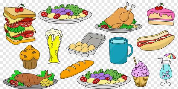 Нарисованная еда