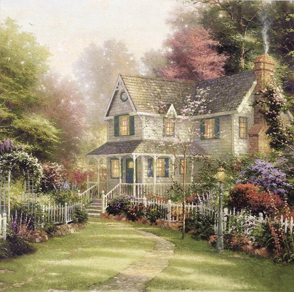 Томас Кинкаде художник сады