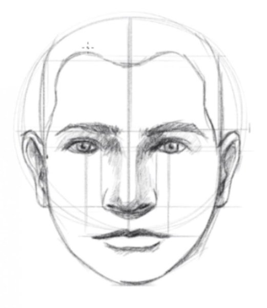 Лицо рисунок
