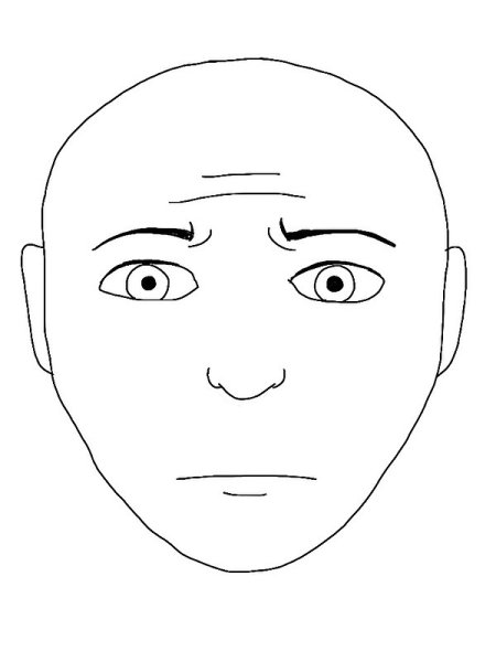 Лицо для рисования