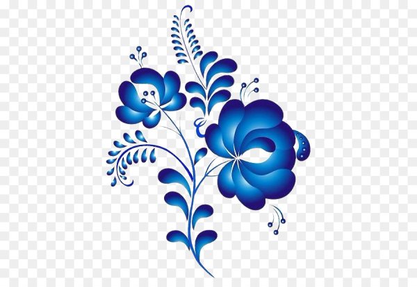 Гжельская роспись раскраска