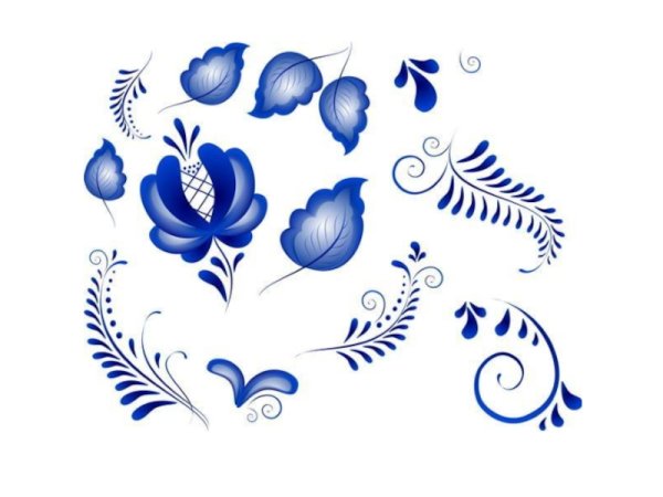 Гжель этапы росписи