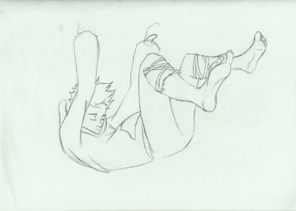 Человек падает референс