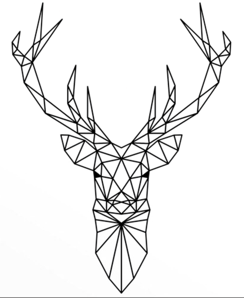 Животные в геометрическом стиле