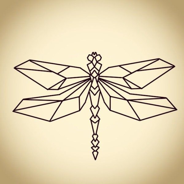 Стилизованная Стрекоза