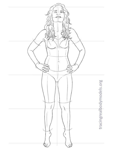 Женская фигура для рисования