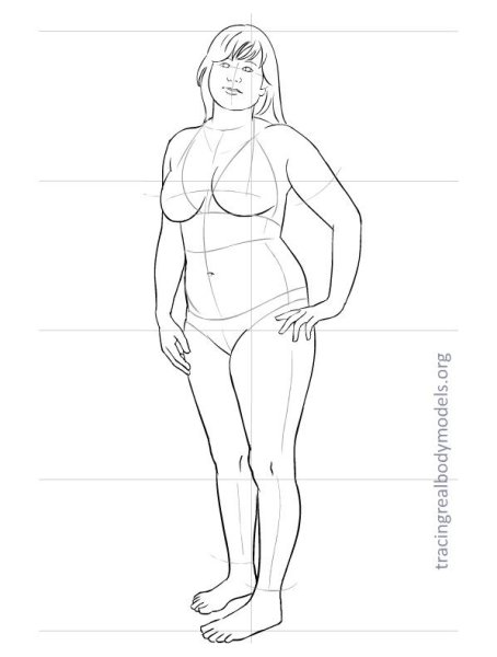 Макет для рисования одежды