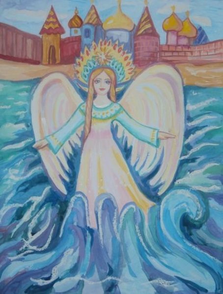 Раскраски сказки Пушкина о царе Салтане