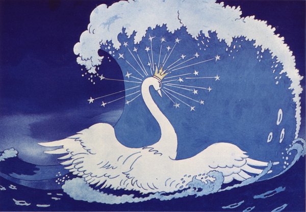 Царь Салтан и Царевна лебедь иллюстрации