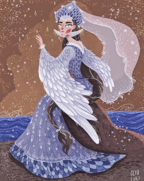 Сказка о царе Салтане лебедь