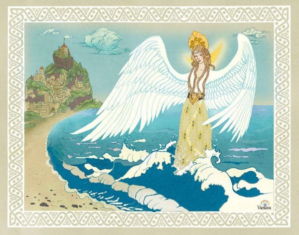 Лебебит из сказки о царе Салтане