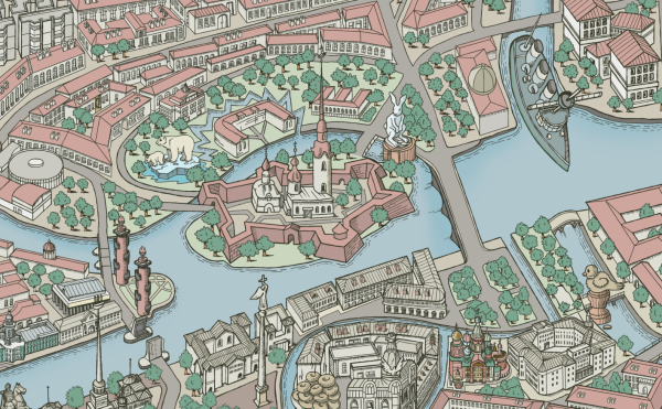 Карта Санкт-Петербурга