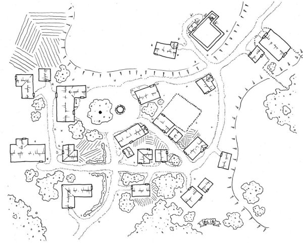 Нарисовать планировку города