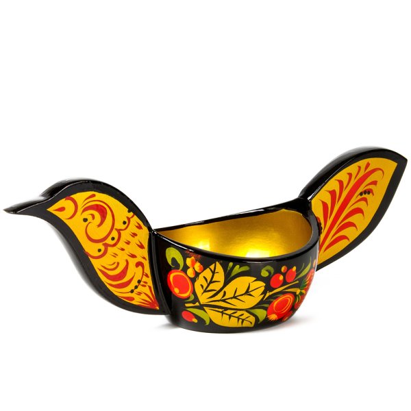 Хохломская роспись ковш утка