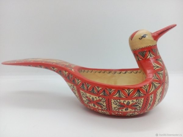 Деревянный ковш утица