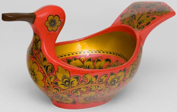 Ковш утица Хохломская роспись