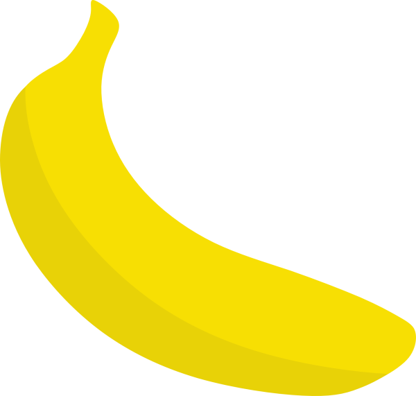 Банан мультяшный
