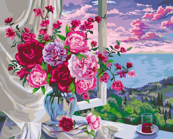 Рисование по номерам на холсте