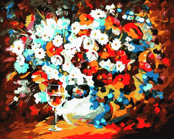 Рисование по номерам котенок