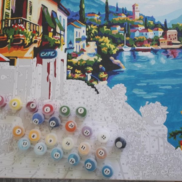 Рисование по номерам на холсте