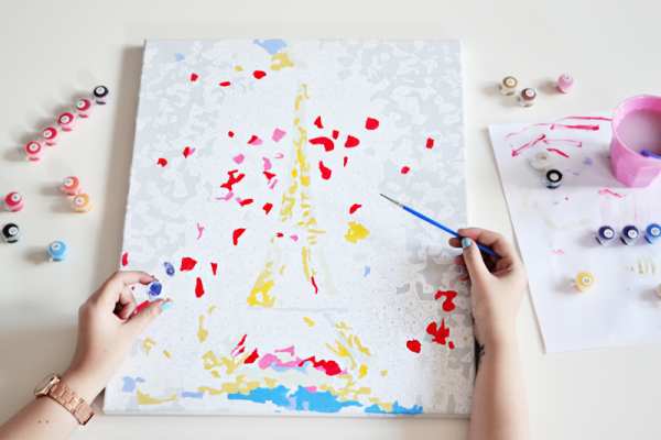 Рисование по номерам на холсте