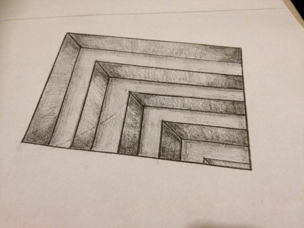 3д рисунки карандашом на бумаге