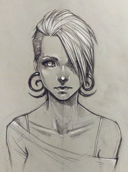 Скетчи карандашом