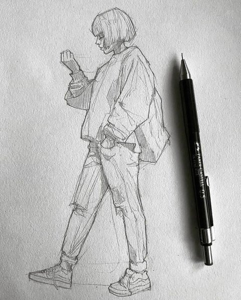 Эскизный портрет