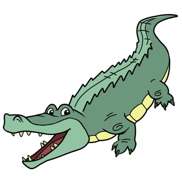 Крокодил мультяшный