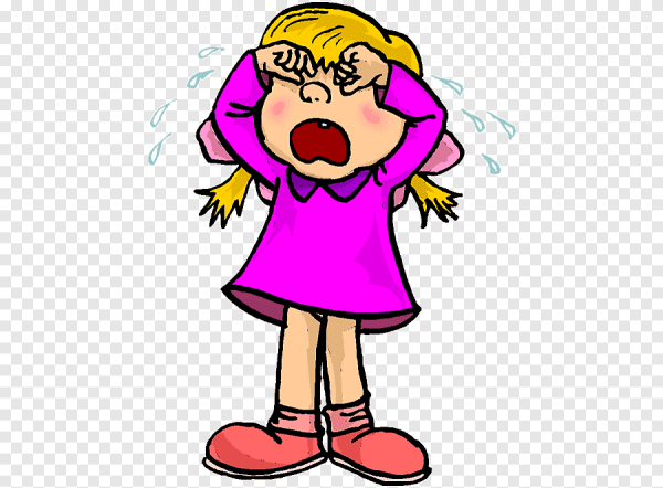 Девочка плачет