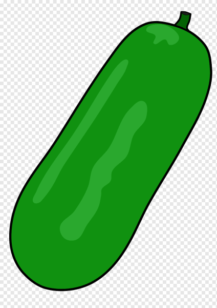 Огурец мультяшный