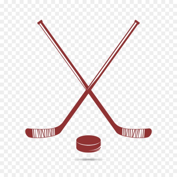 Хоккей шайба с клюшкой вектор