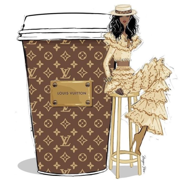 Меган Хесс иллюстрации Луис вьютон