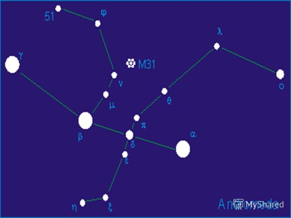 Андромеда Созвездие схема со звездами