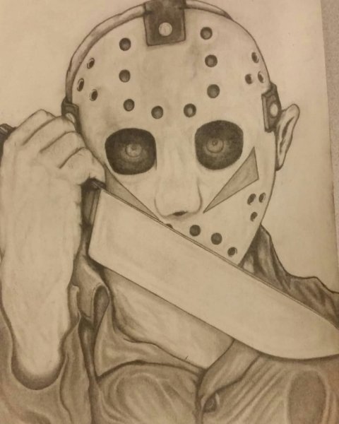 Джейсон Вурхис тату эскизы