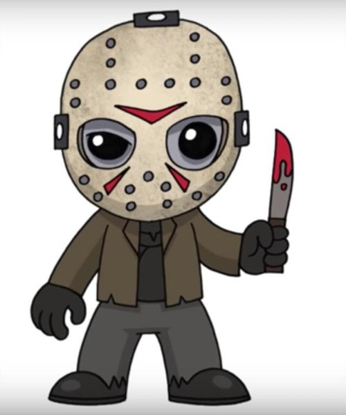 Джейсон Вурхис разукрашивать