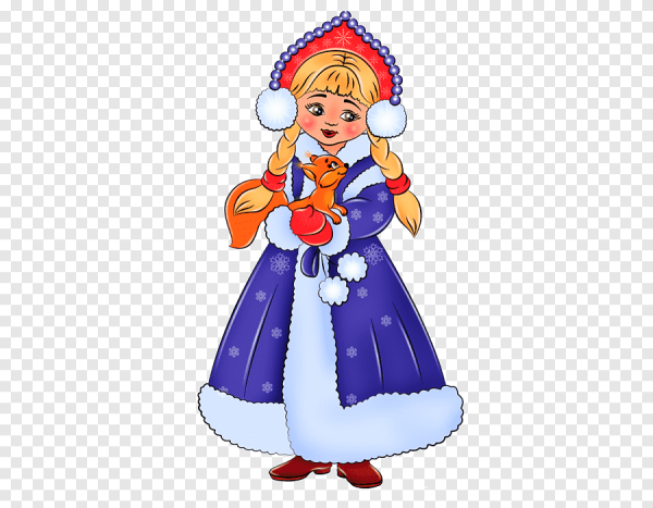 Снегурочка рисунок для детей