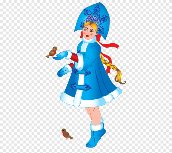 Снегурочка мультяшная